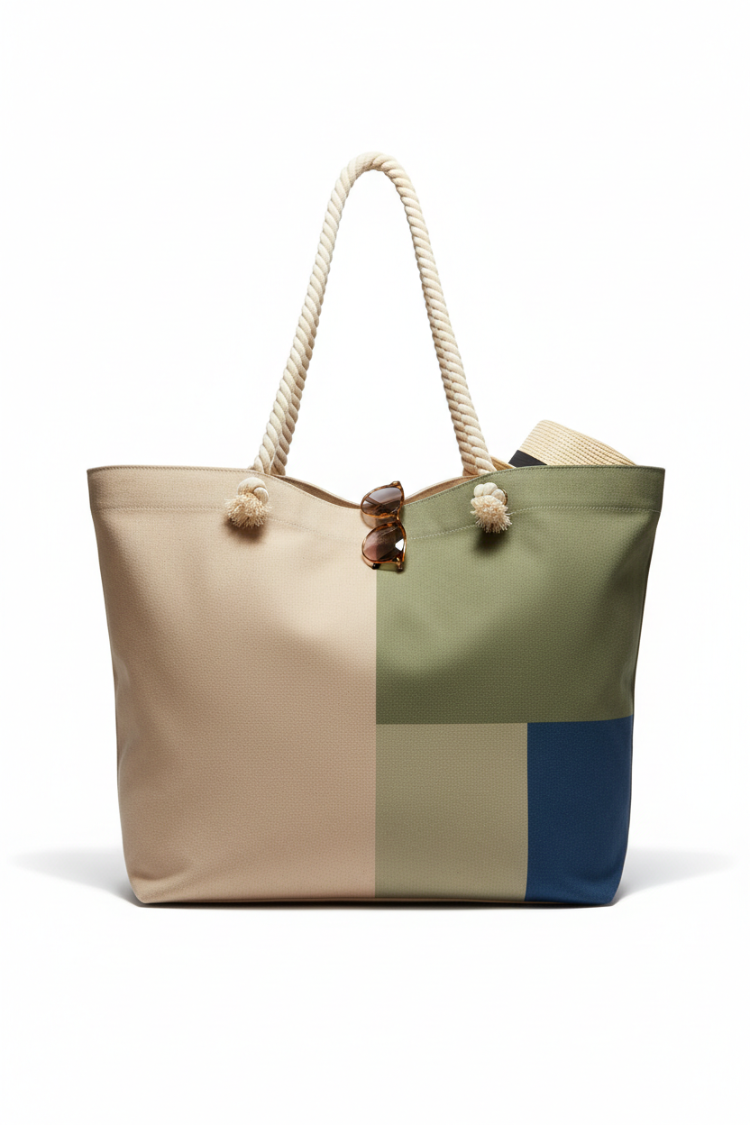 Stylish beach tote bag