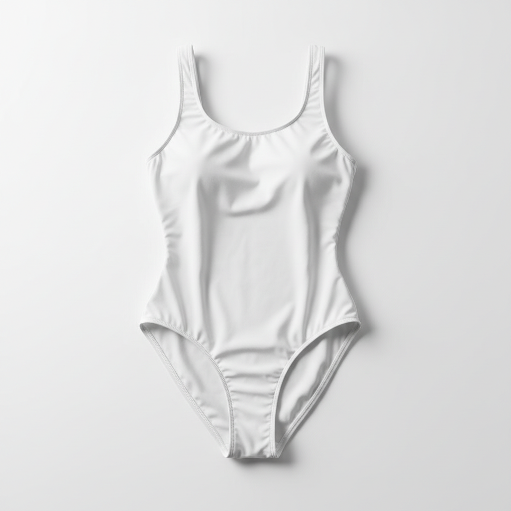 Minimal One-piece White