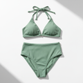 High-waist Bikini Set Sage