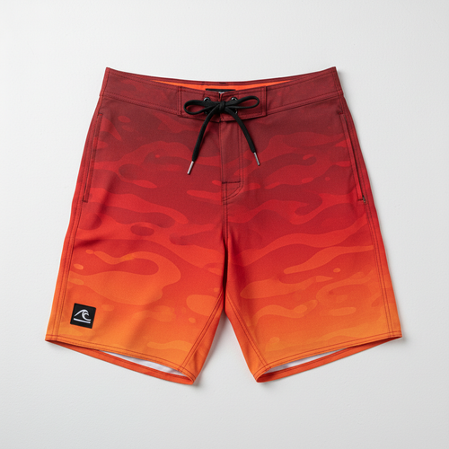 Boardshort Sunset Red