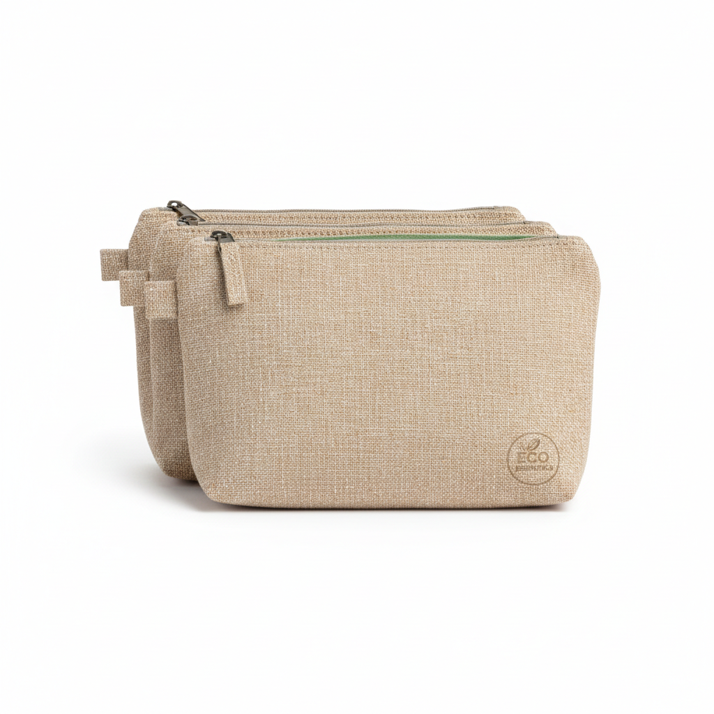 Eco Zip Pouch Sand