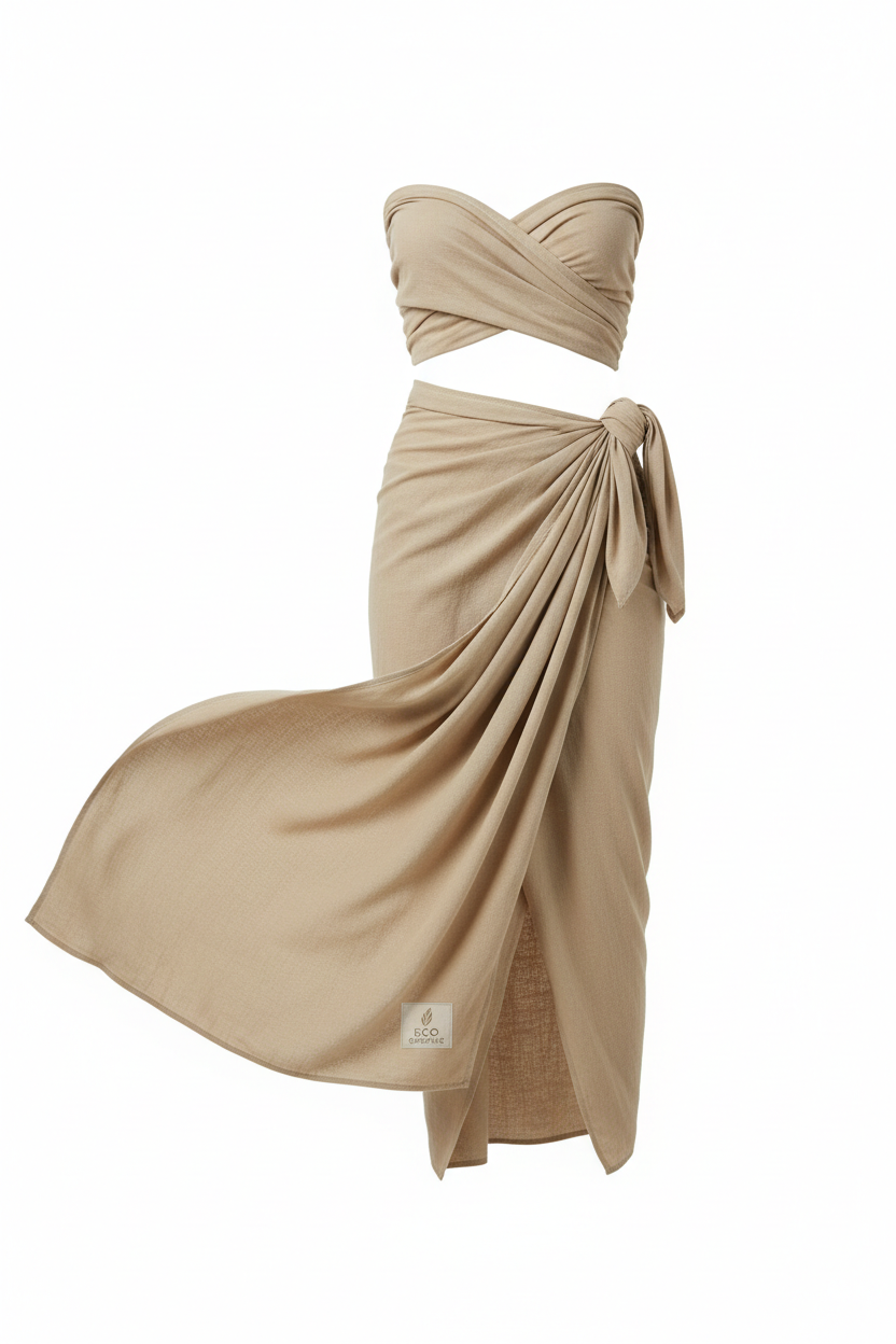 Sustainable Sarong Wrap Beige